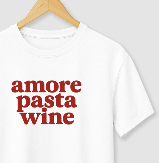 Camiseta Amore Pasta Wine