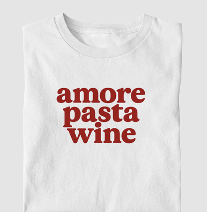 Camiseta Amore Pasta Wine